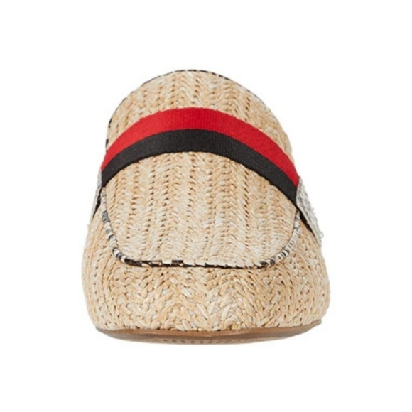 NEW Steve Madden Raffia Snake Loafer Mule - Picture 3 of 8